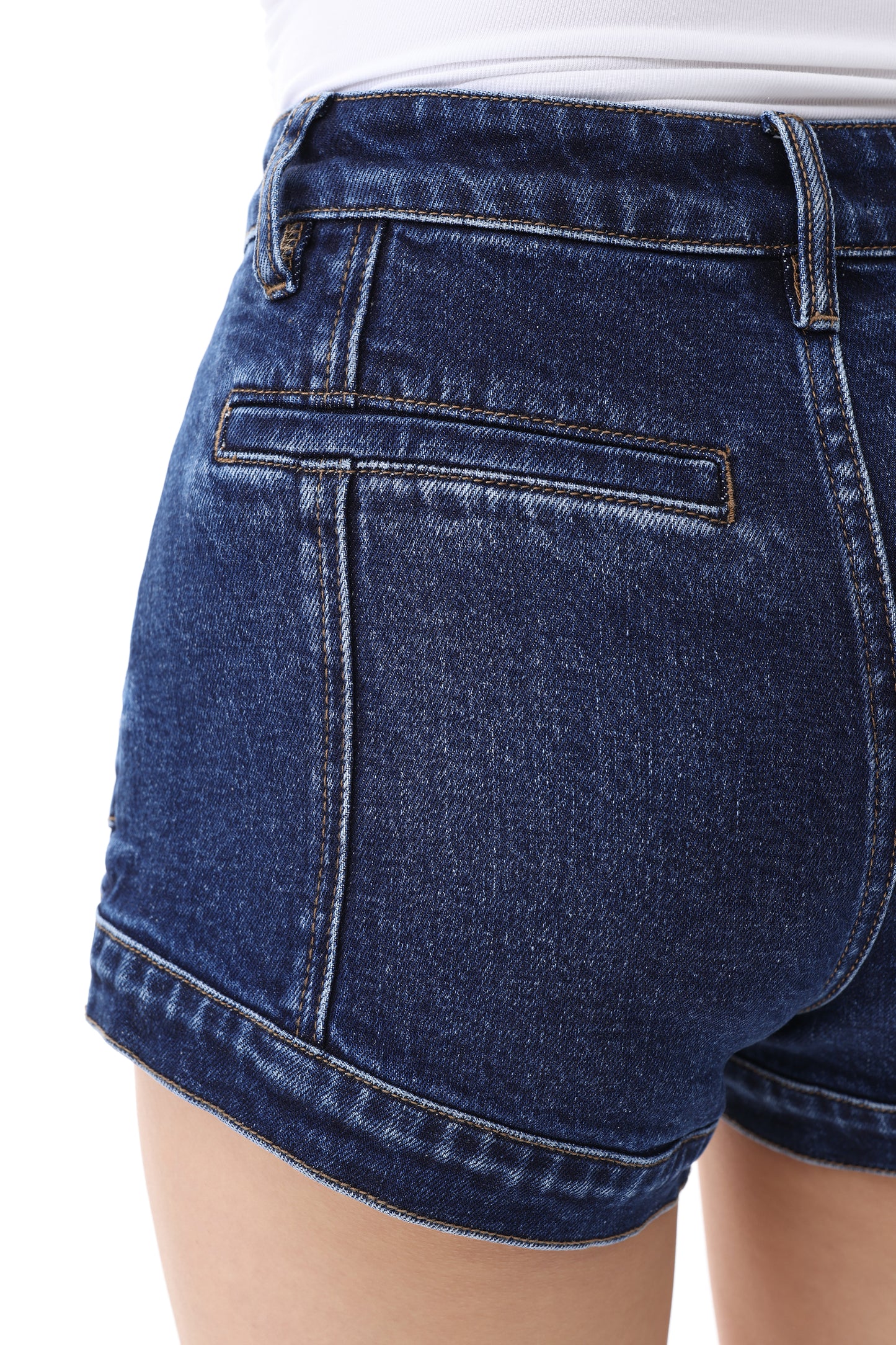 MIAMI HIGH RISE DENIM SHORTS BYH6159