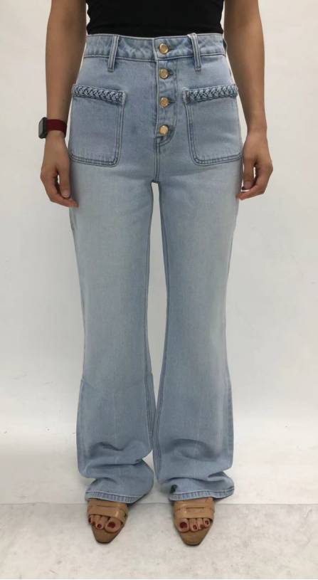 HONG KONG SUPER HIGH RISE STRAIGHT ANKLE CUFFED JEANS BYT5364