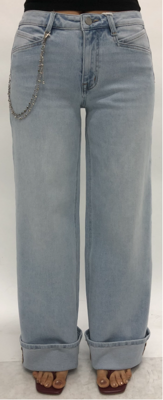 NEW YORK M-HIGH RISE WIDE LEG FULL JEANS  BYW8415