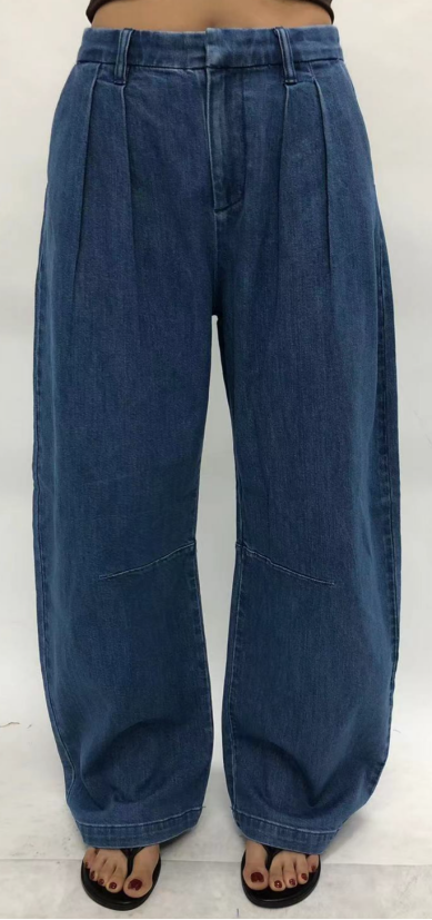 TOKYO M-HIGH RISE SLOUCHY BARREL FULL JEANS BYOX078