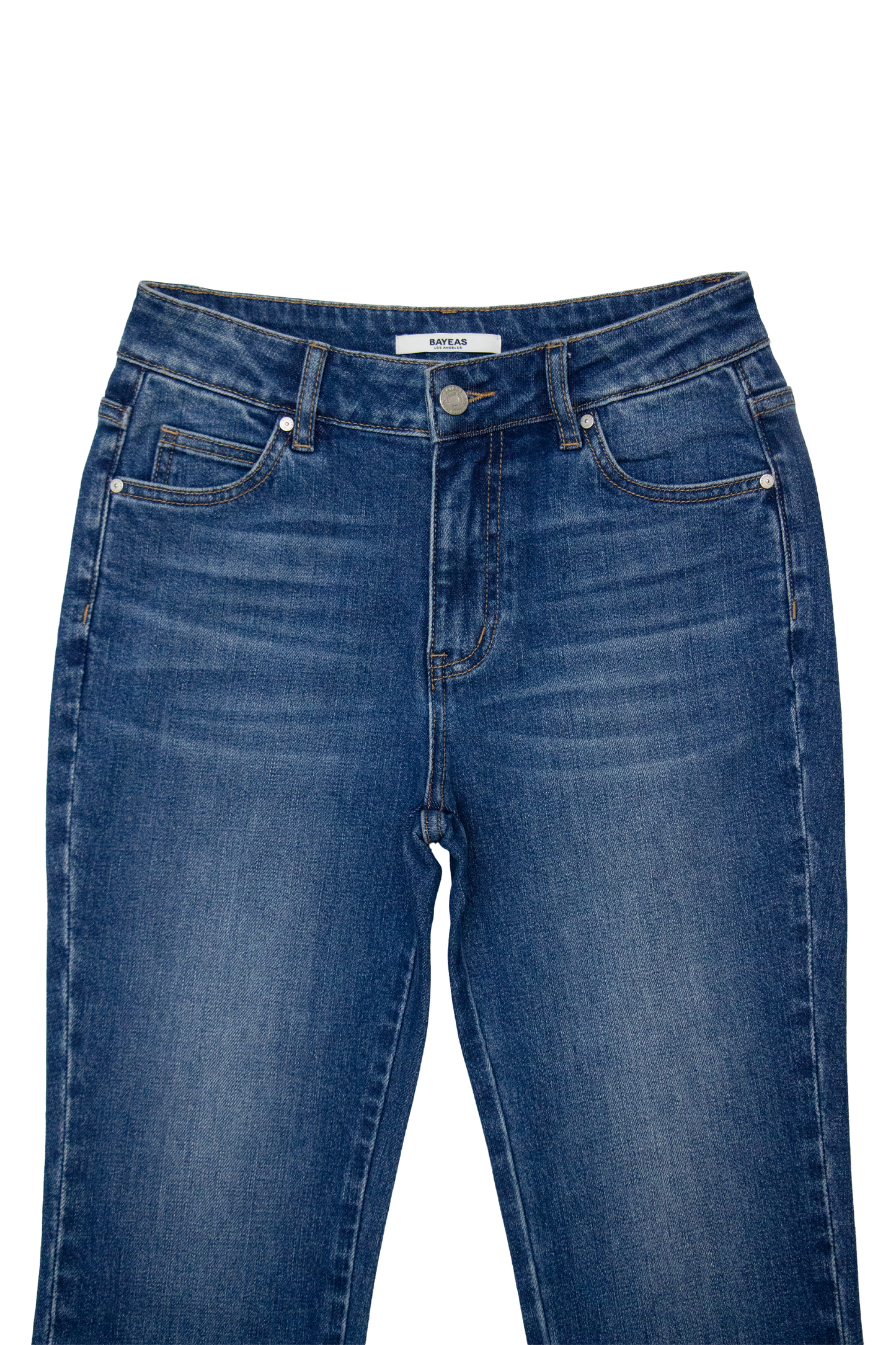 MID RISE STRAIGHT DENIM JEANS BYT5289 (DJFGM020) MEDIUM BLUE