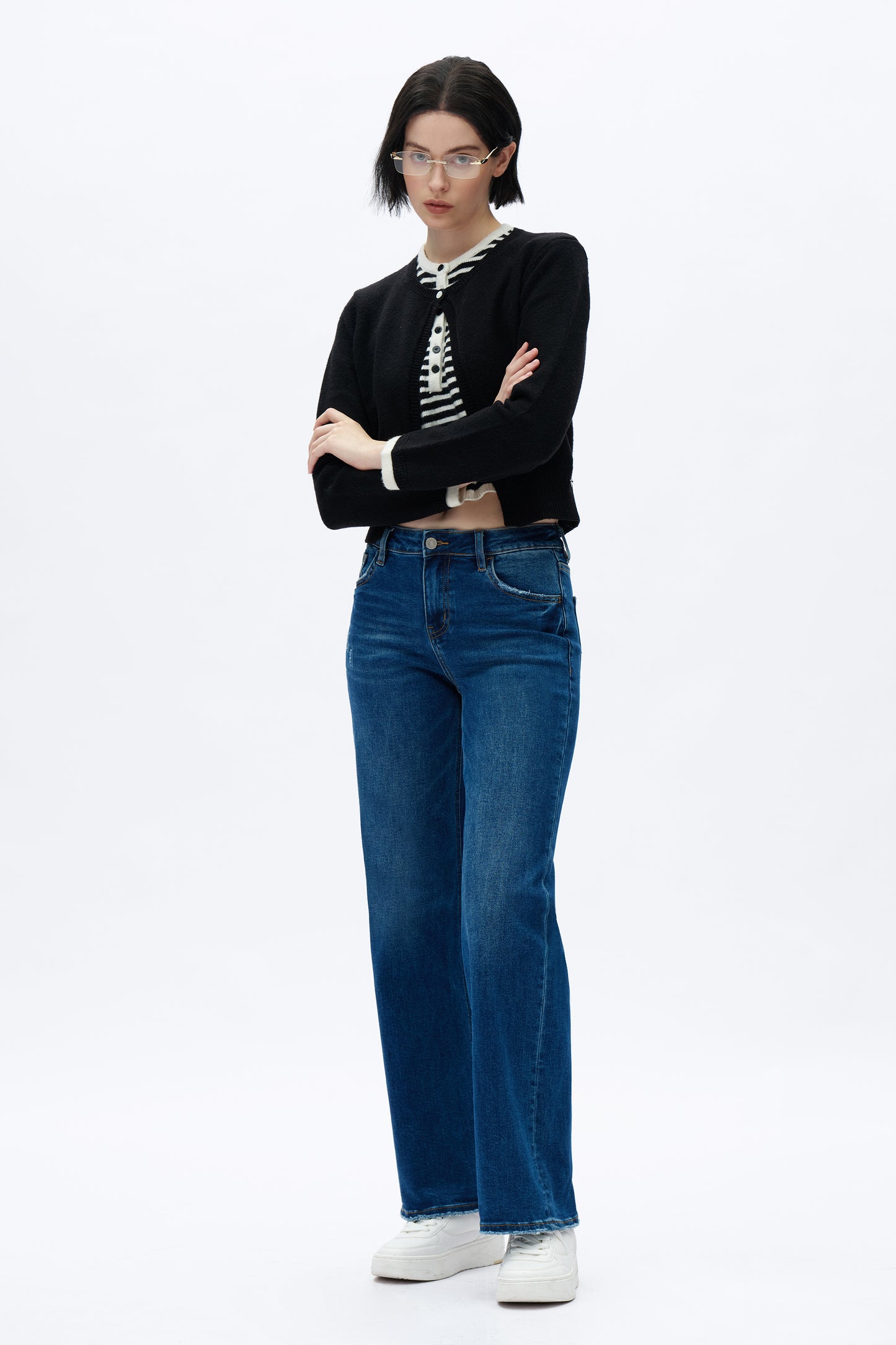 ALSA MID RISE WIDE LEG