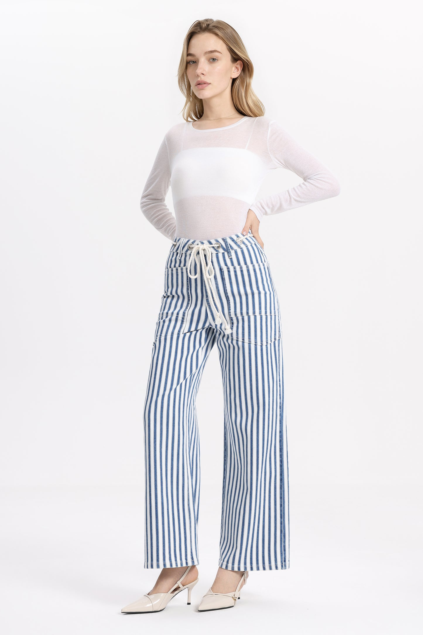 TAMSIN HIGH RISE WIDE LEG 27 1/2''