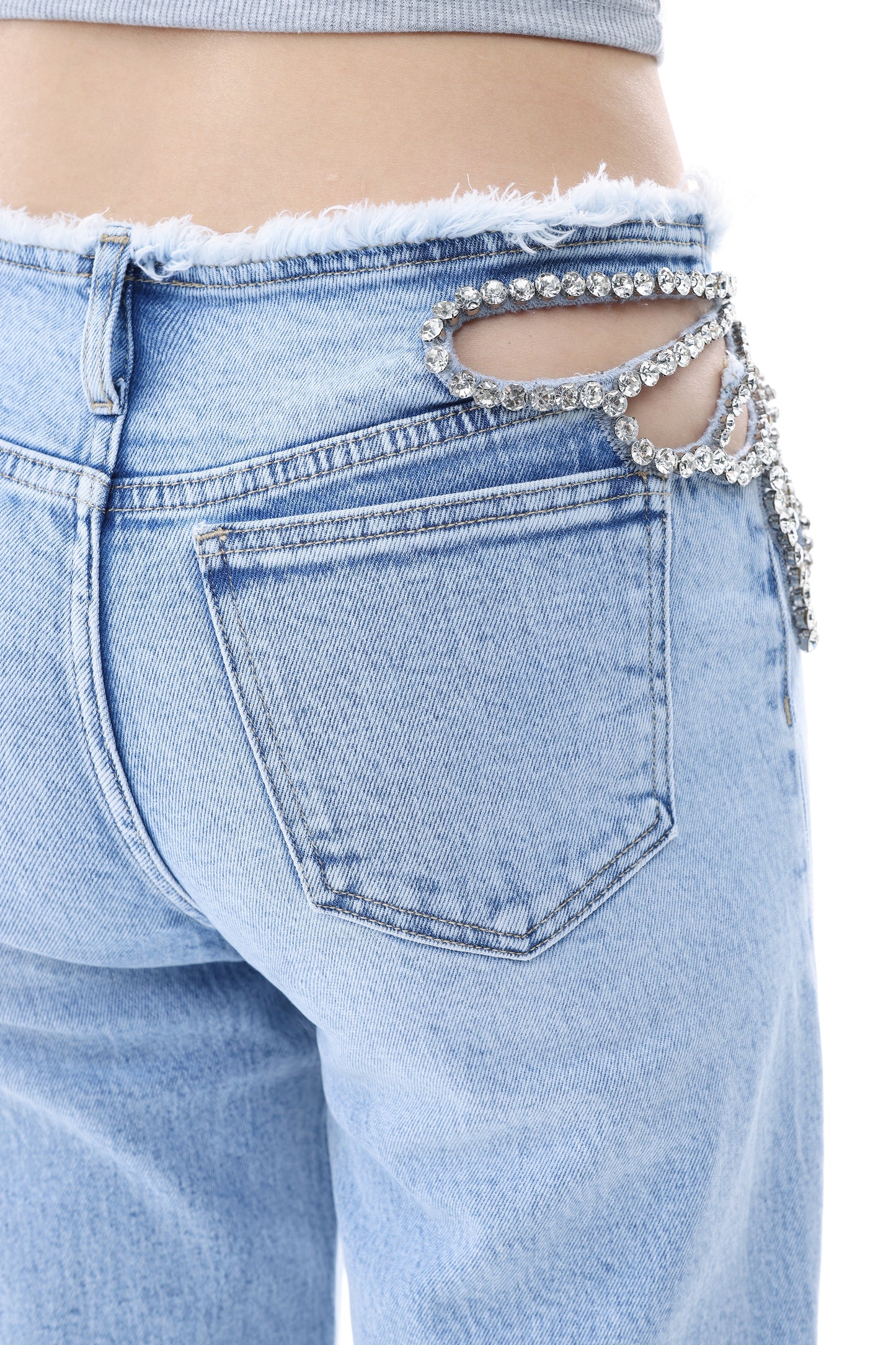 NEW YORK MID RISE WIDE LEG FULL JEANS BYW8453