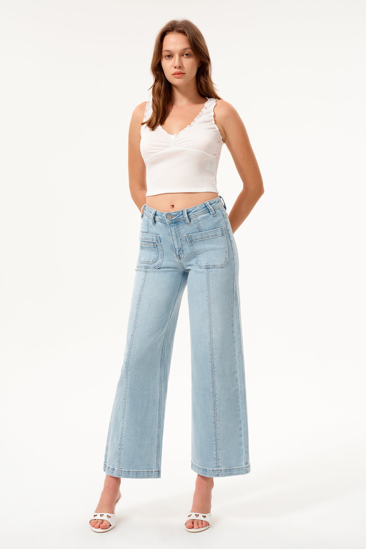 BRIAR MID RISE WIDE LEG
