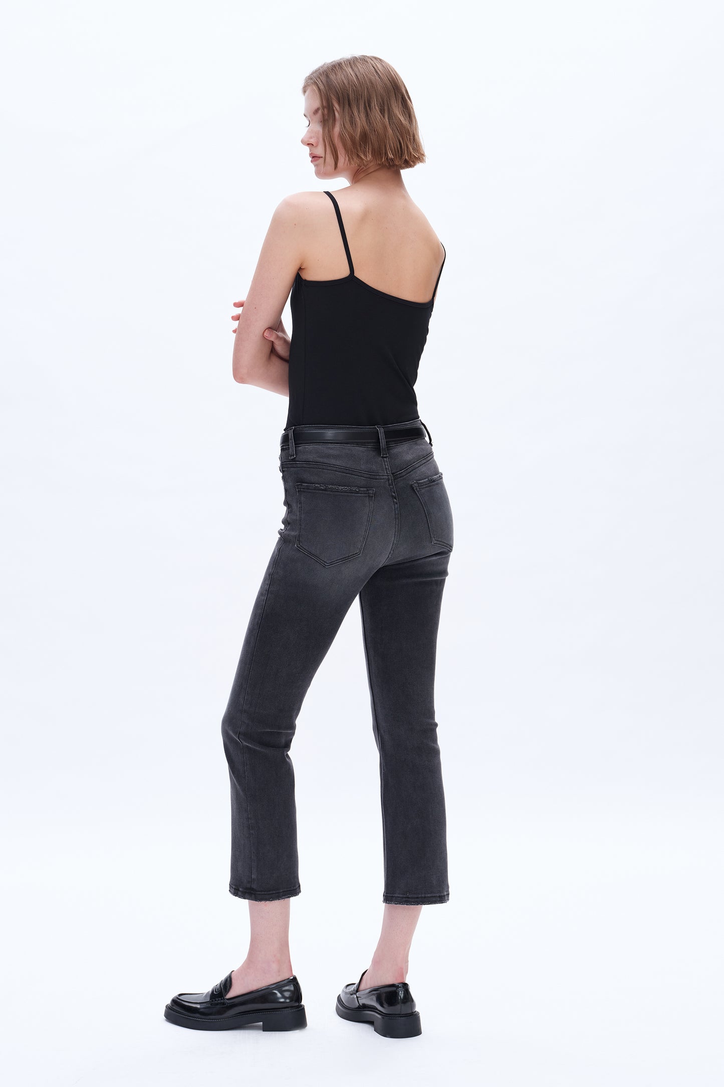 HIGH RISE CROP FLARE