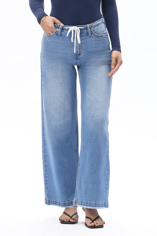 ZEPHYRINE MID RISE WIDE LEG