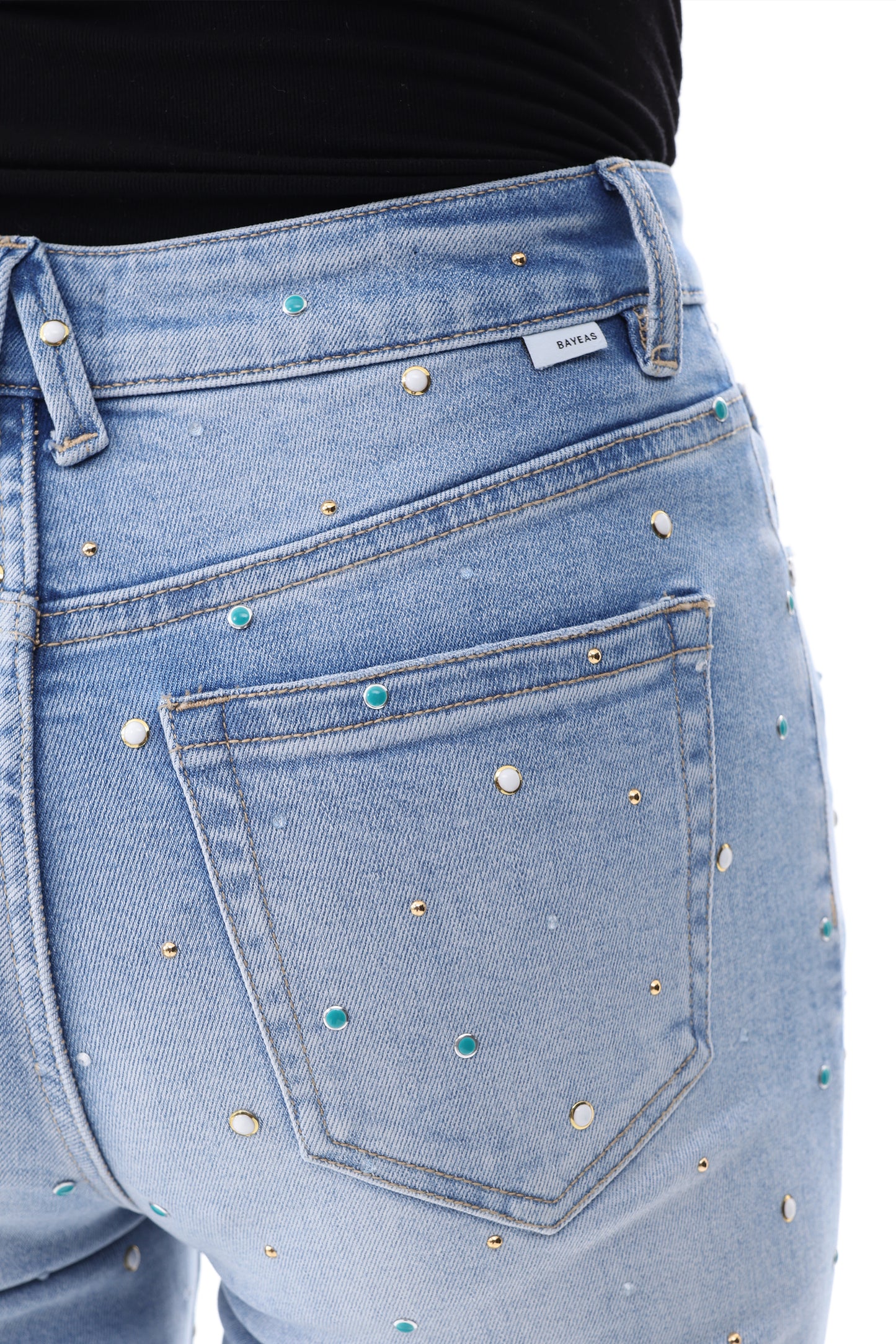 HONG KONG HIGH RISE 90'S STRAIGHT FULL JEANS BYT5357