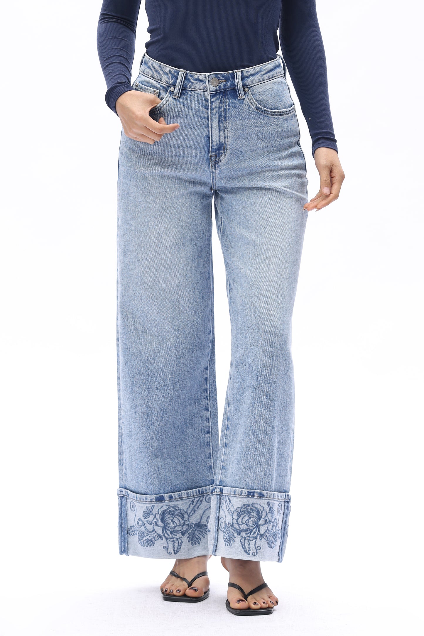 FLORA HIGH RISE WIDE LEG