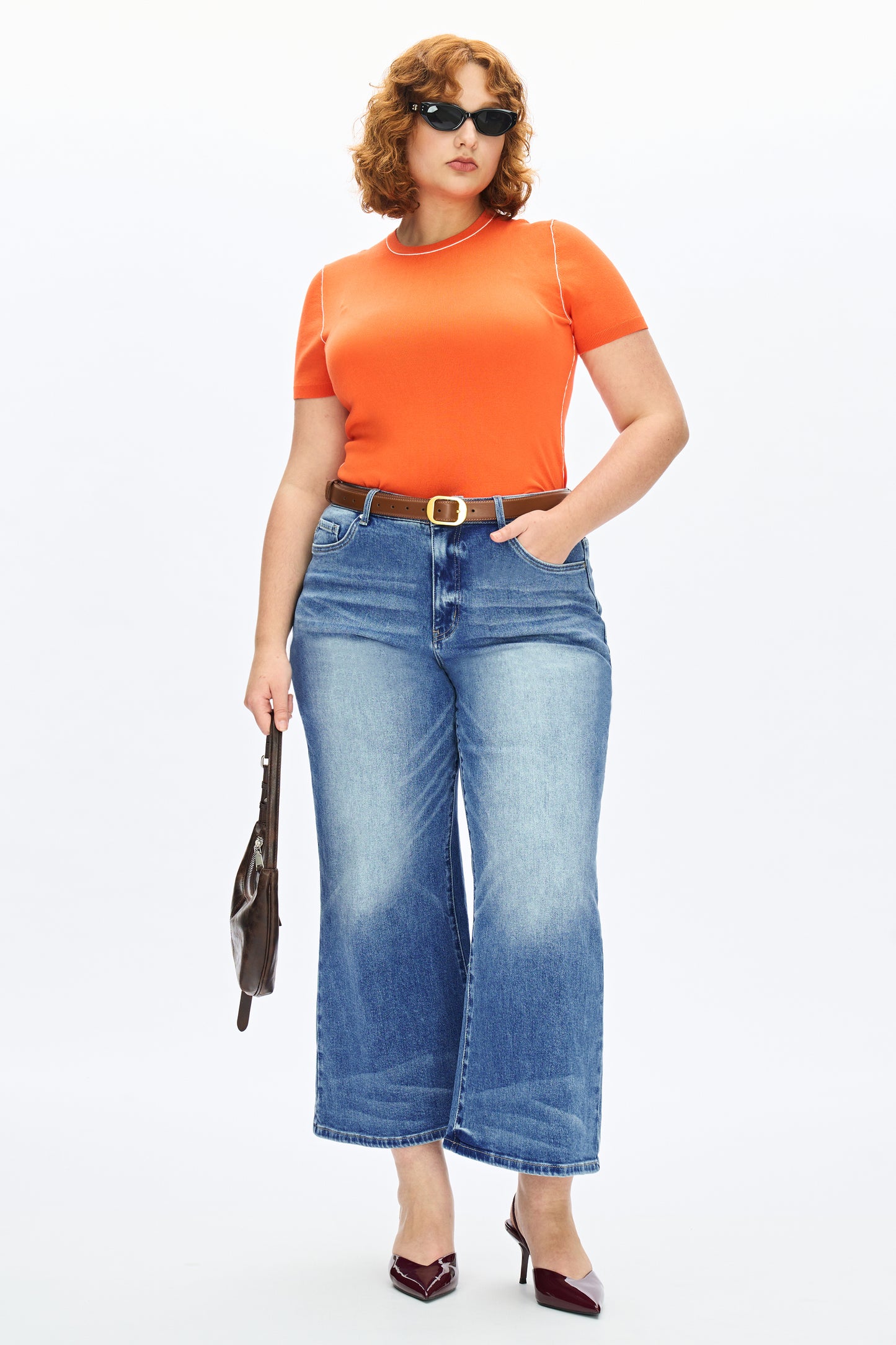PLUS HIGH RISE WIDE LEG