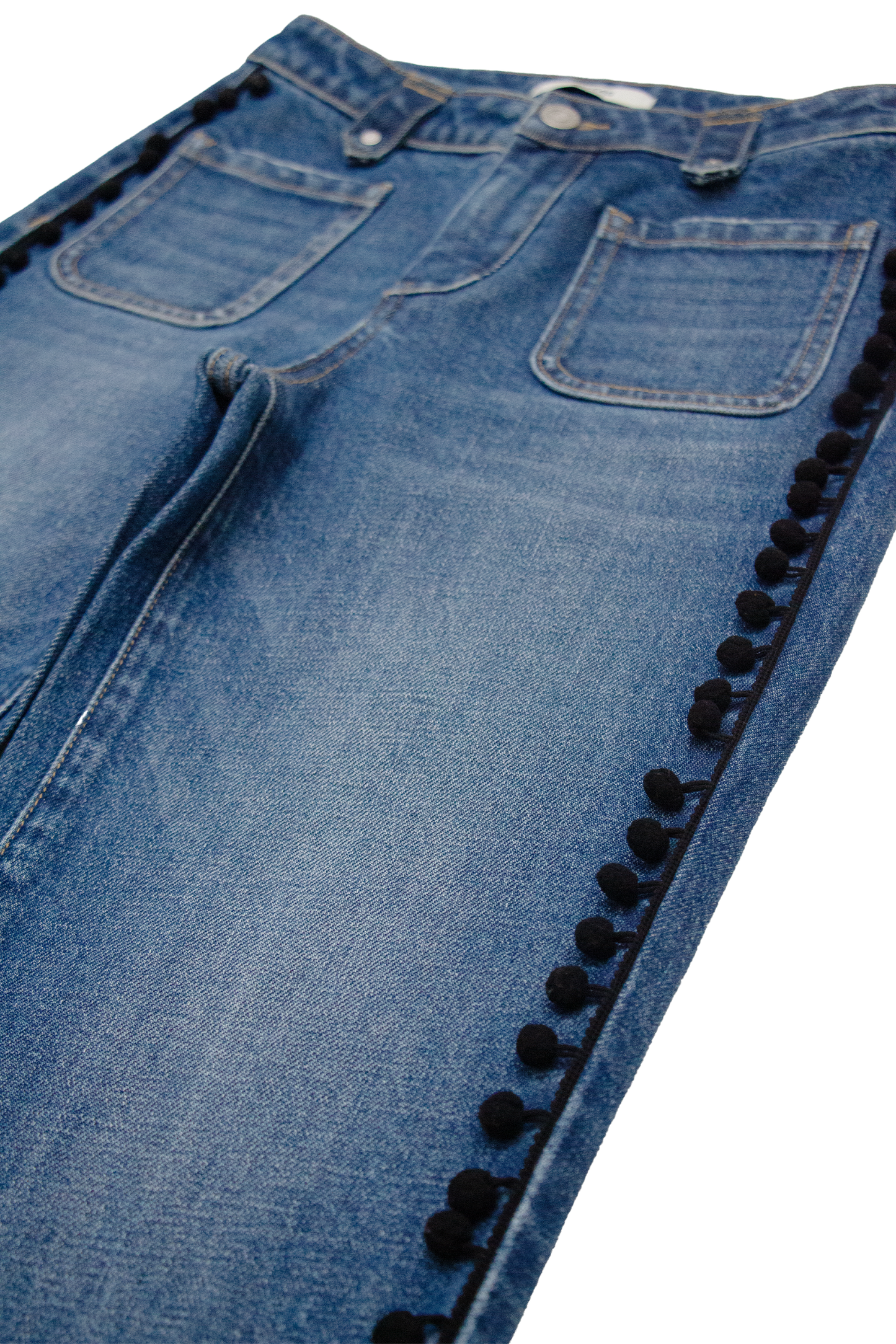 MID RISE STRAIGHT LEG DENIM JEANS BYT5287 (DJFQW031) MEDIUM BLUE
