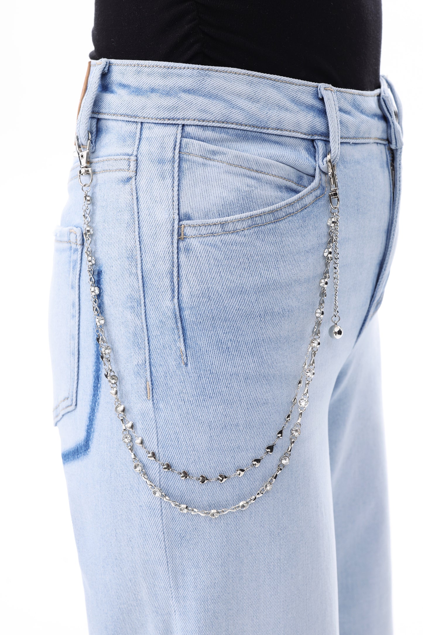 NEW YORK M-HIGH RISE WIDE LEG FULL JEANS  BYW8415