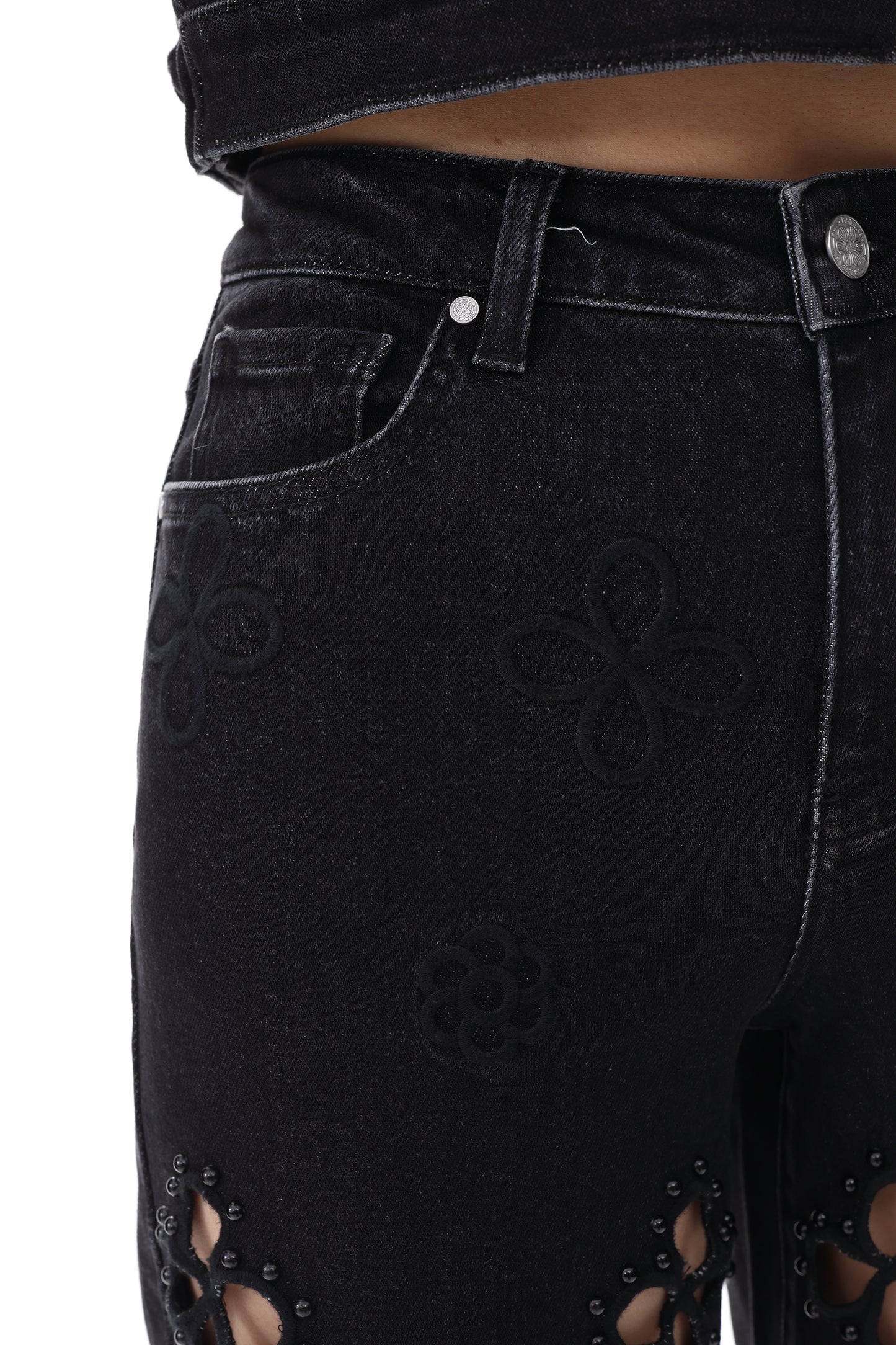 PARIS HIGH RISE STRAIGHT BYT5313 BLACK