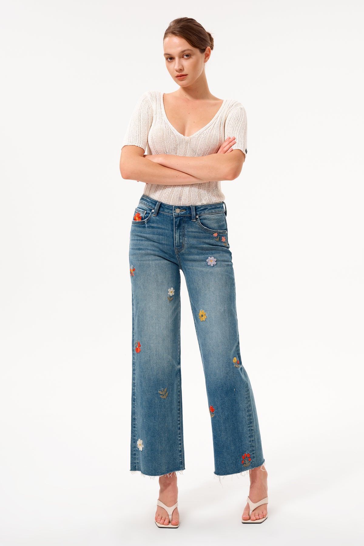 MID RISE WIDE LEG