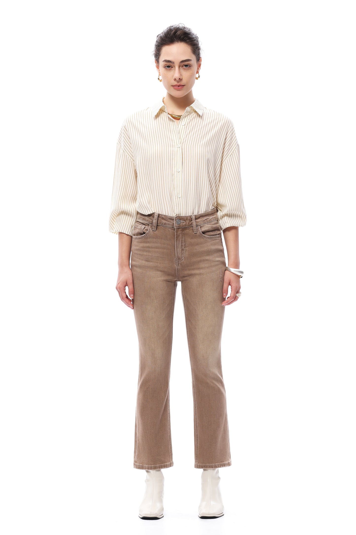 HIGH RISE CROP FLARE