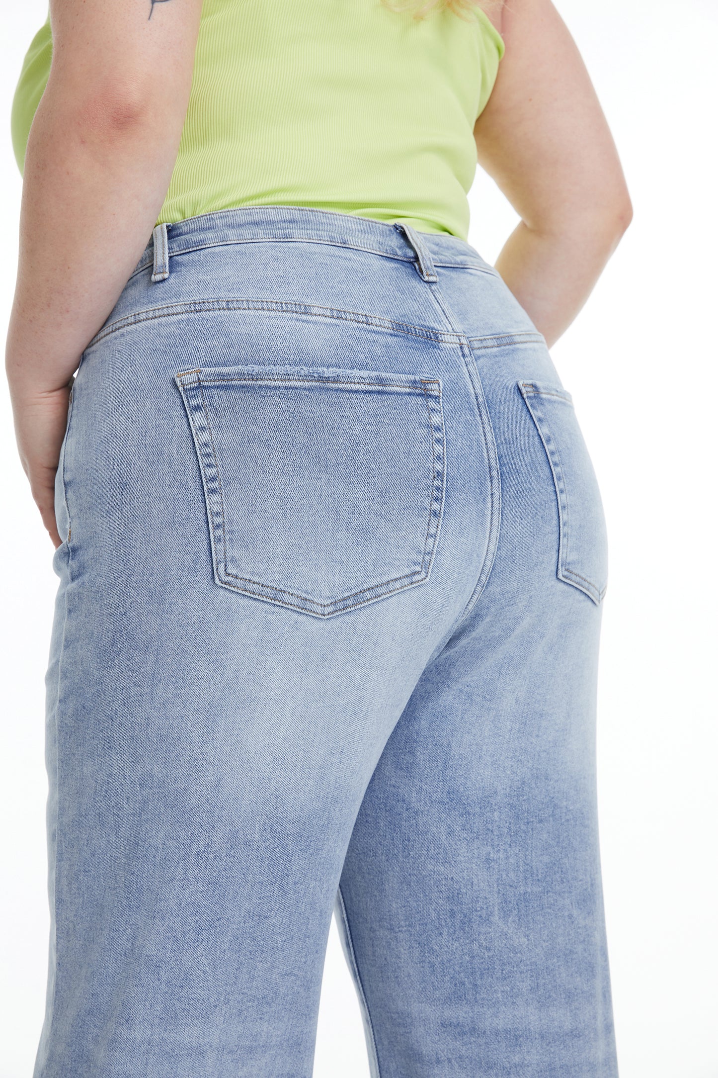 PLUS HIGH RISE WIDE LEG