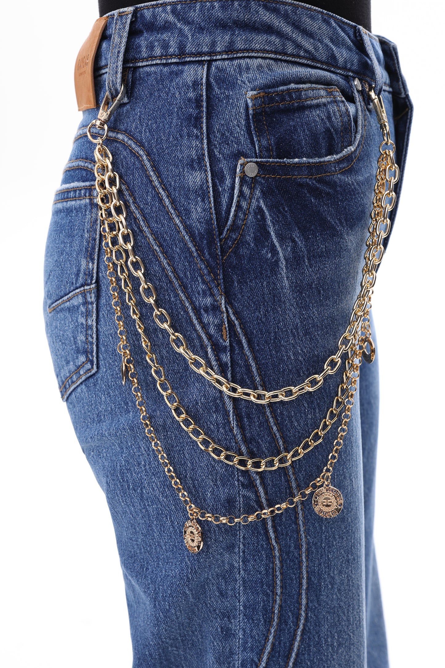 NEW YORK HIGH RISE FLARED WIDE LEG FULL JEANS BYW8428