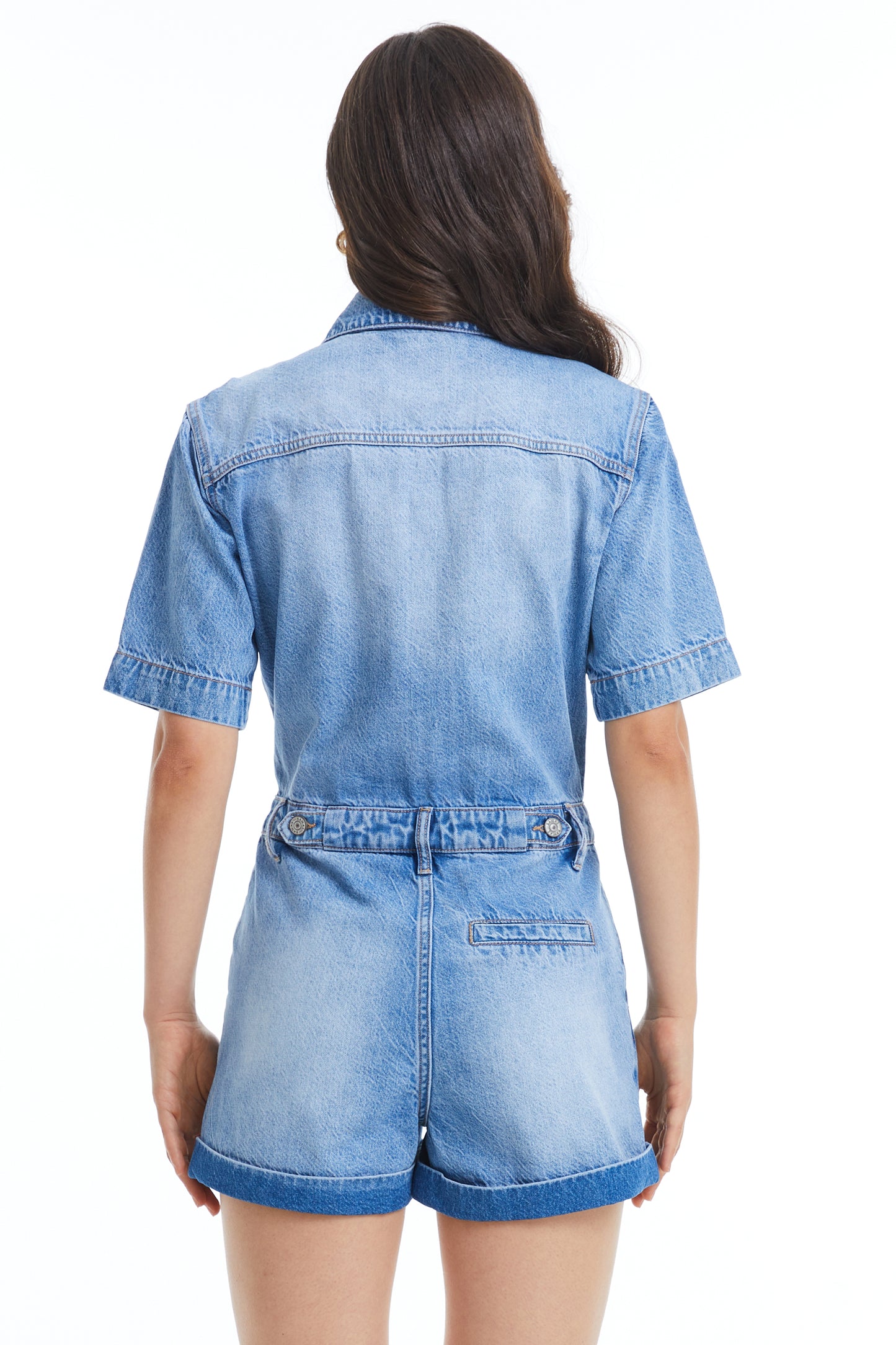 CHLOE DENIM ROMPERS BYRL013 (BYLY029) DOVE