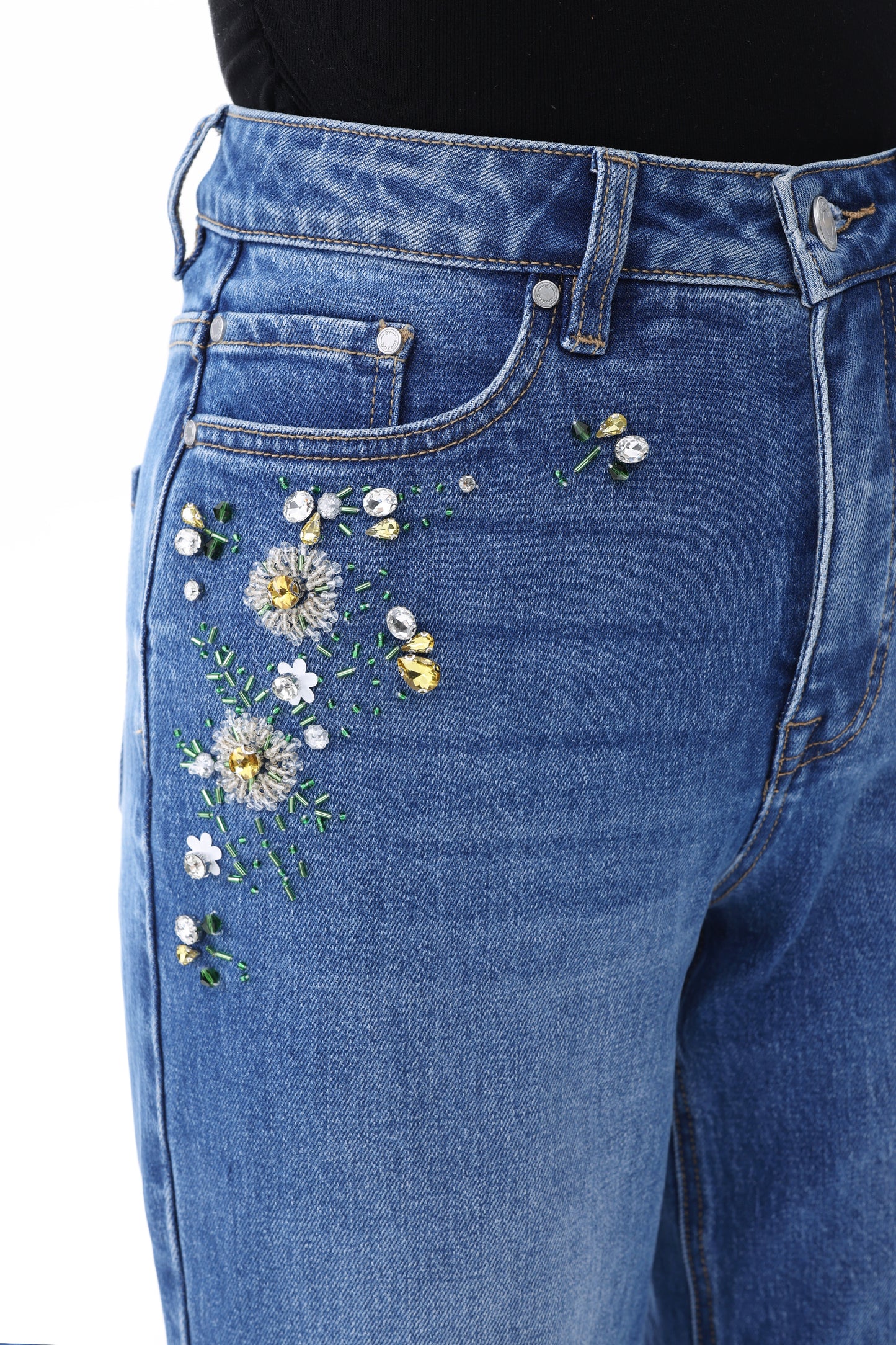 NEW YORK HIGH RISE WIDE LEG FULL JEANS BYW8421