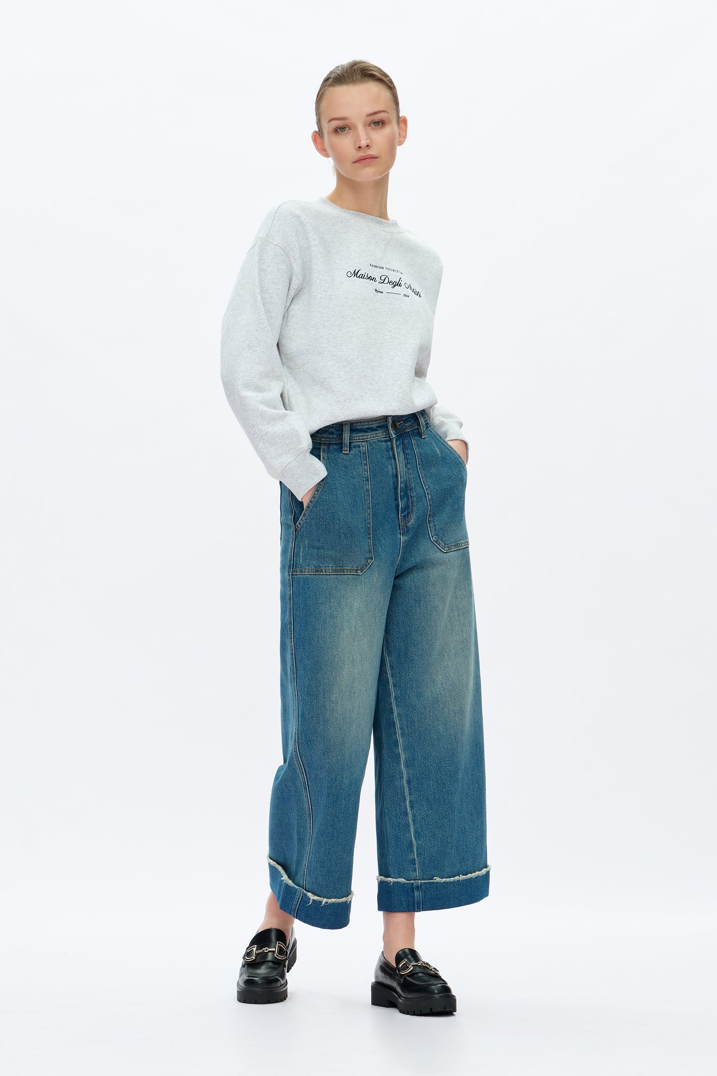 HIGH RISE WIDE LEG