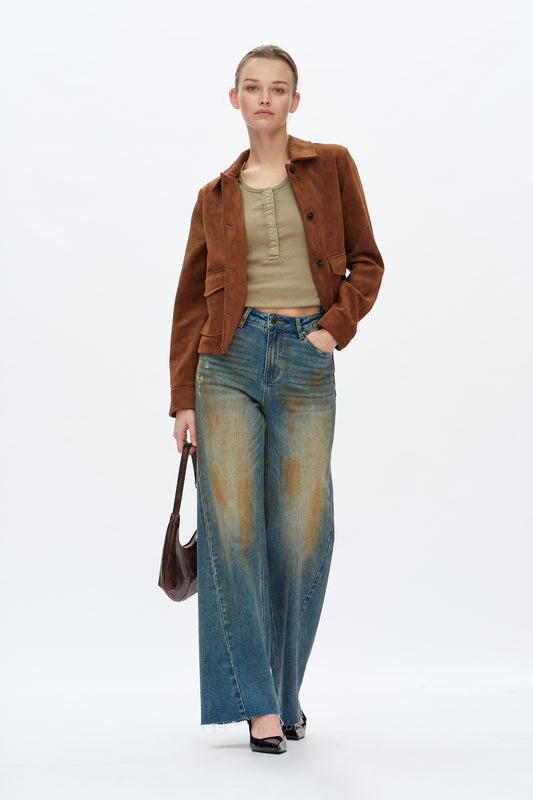 MID RISE VINTAGE WIDE LEG