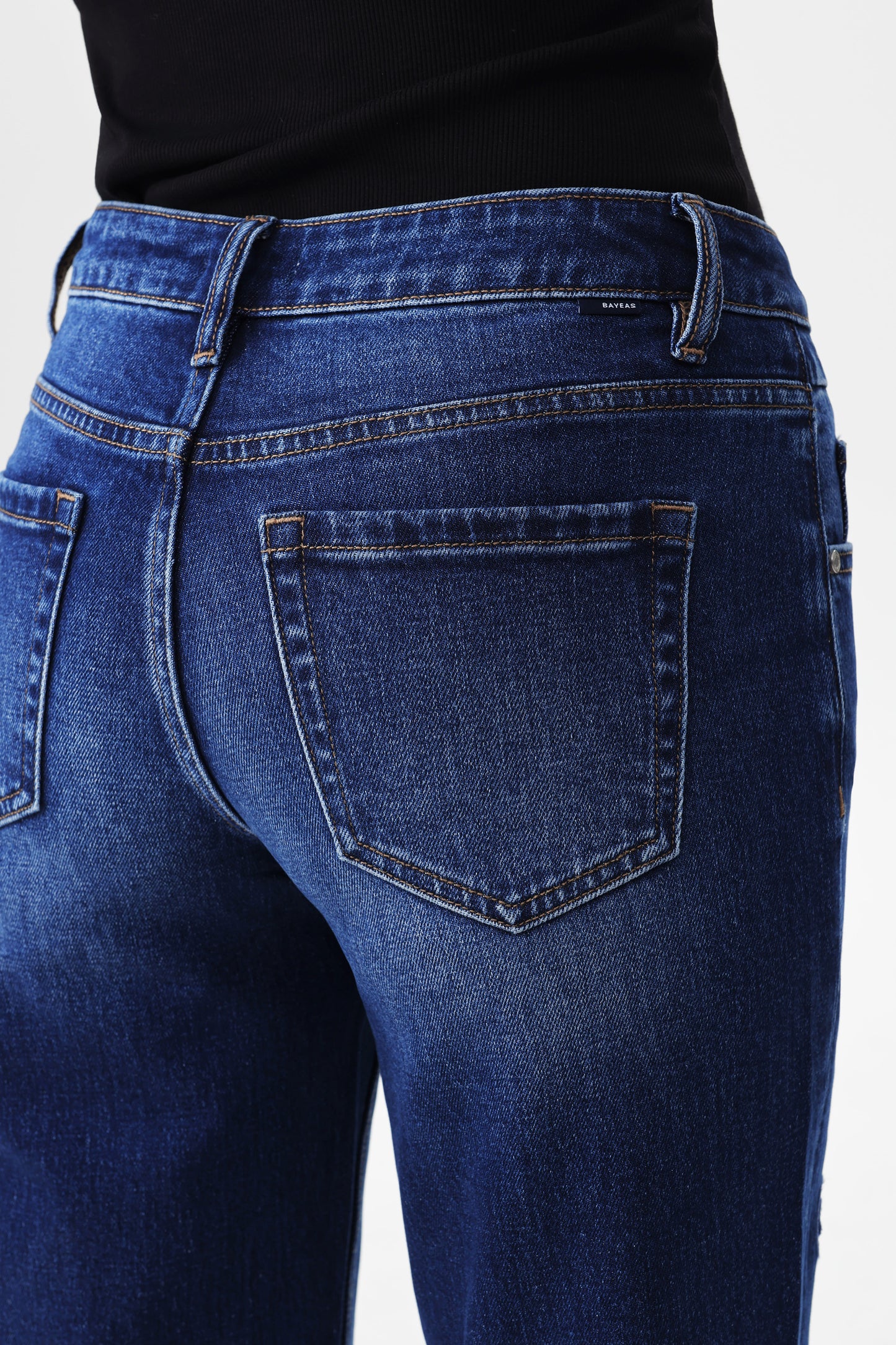 HONG KONG M-HIGH RISE STRAIGHT FULL JEANS BYT5359