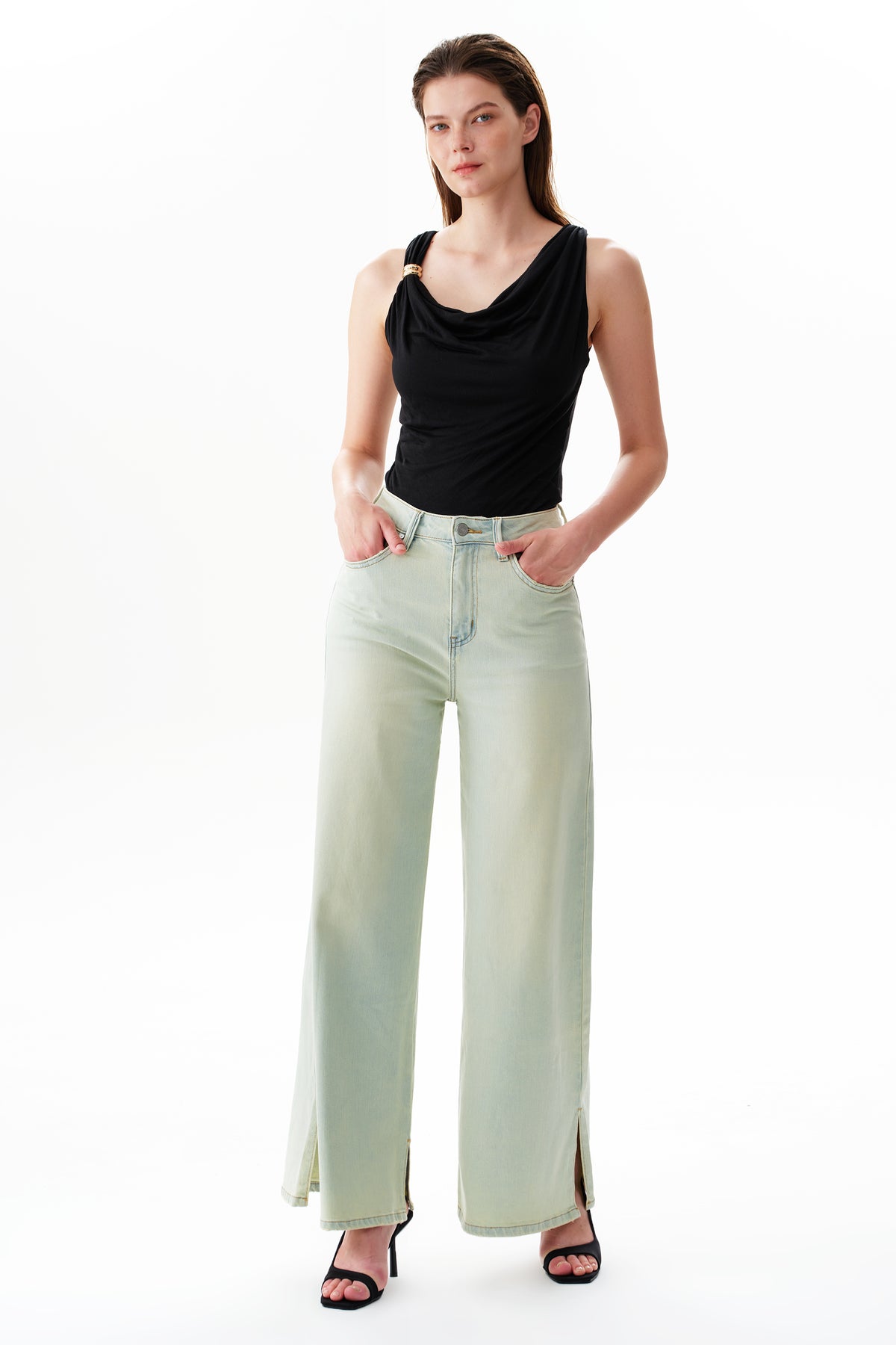 ZEPHYRINE HIGH RISE WIDE LEG