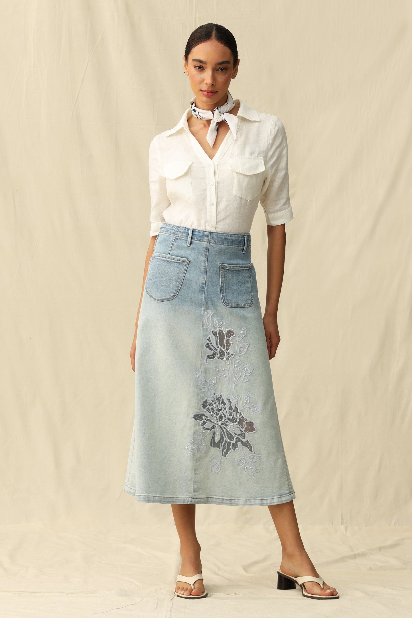 CAIUS MID RISE SKIRT