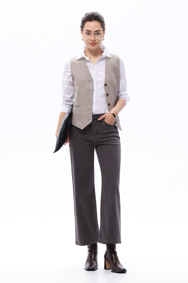 MID RISE STRAIGHT BYT5198 GRAY