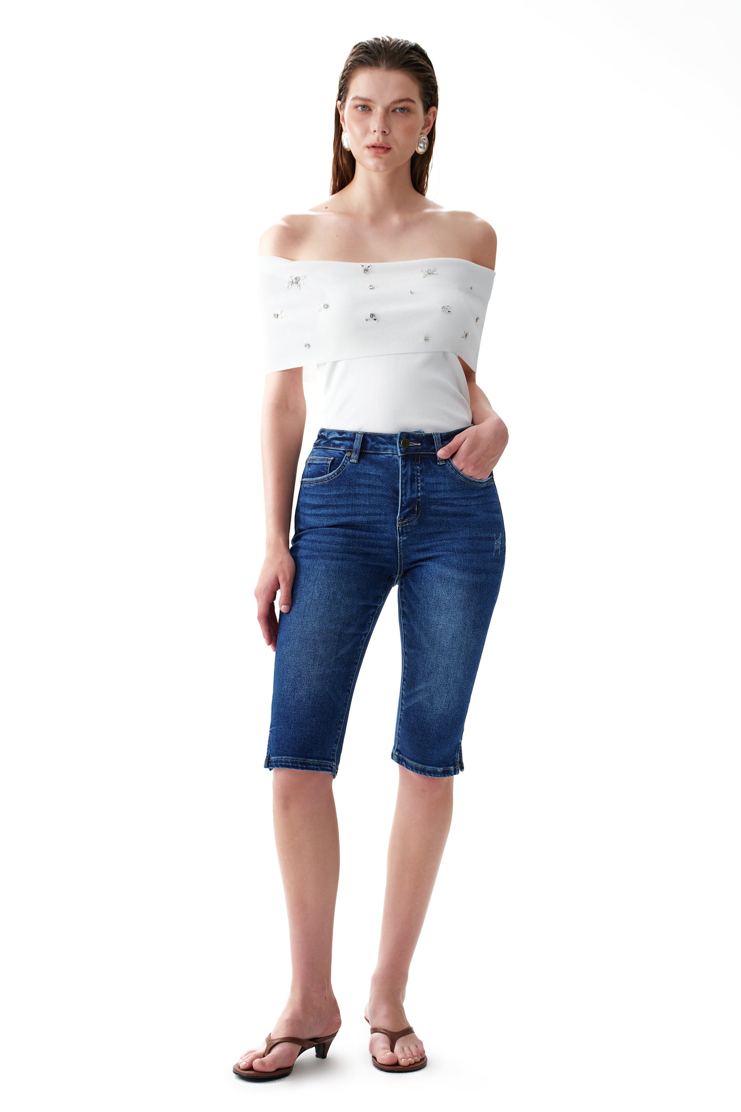 MID RISE SKIMMER CAPRI
