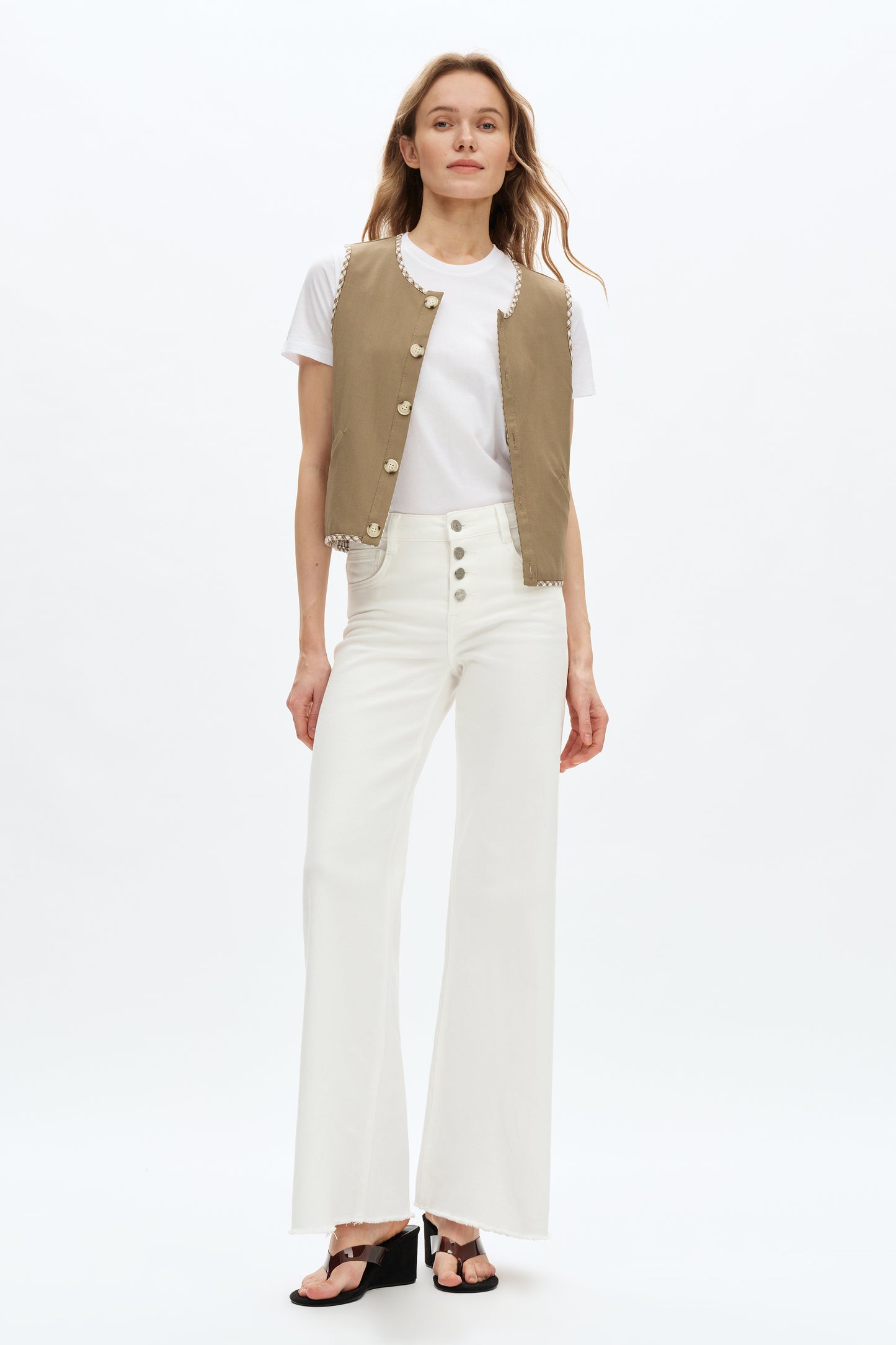 MAEVE CEDAR MID RISE WIDE LEG