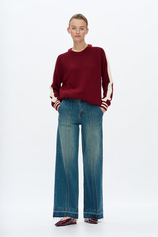 JEREMY MID RISE WIDE LEG