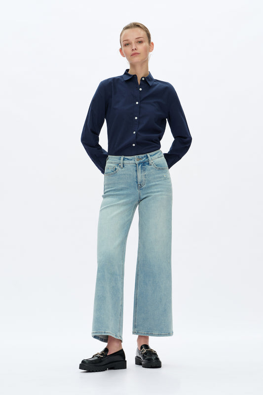 LISA MID RISE WIDE LEG