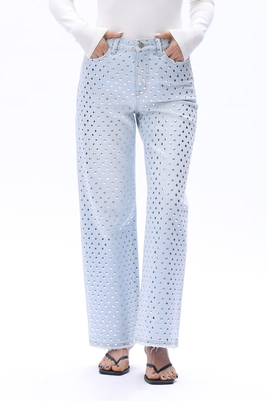 VALENTINE HIGH RISE STRAIGHT BYT5305 (BYJJ052) LIGHT BLUE