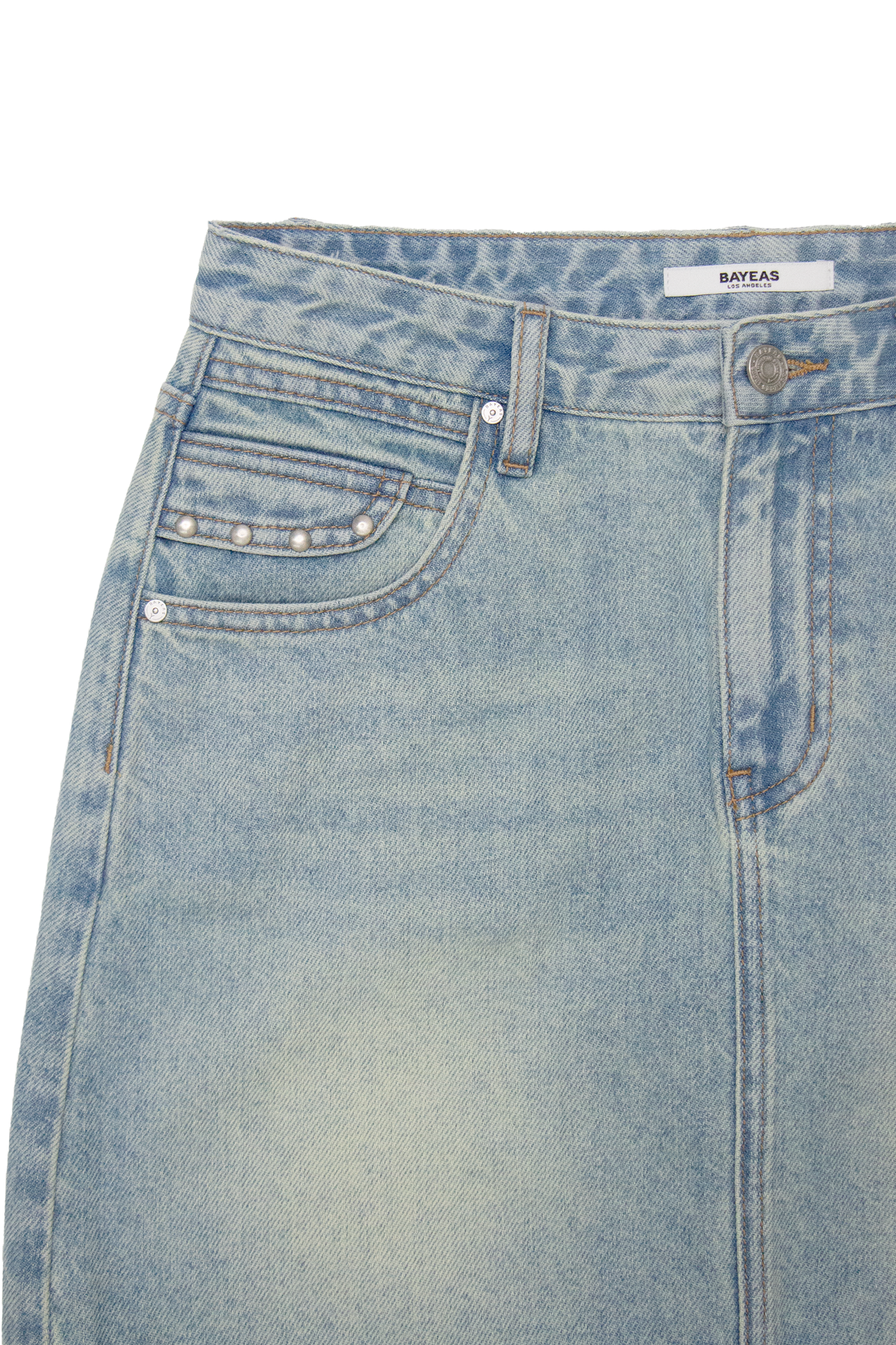 DENIM SKIRTS BYK7079 (DJFGM019) LIGHT BLUE