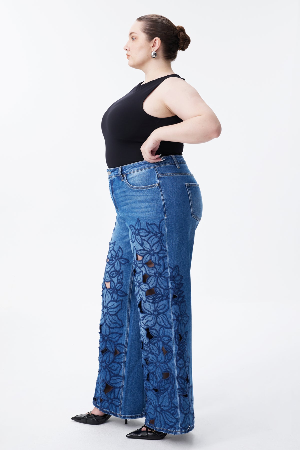 PLUS HIGH RISE WIDE LEG