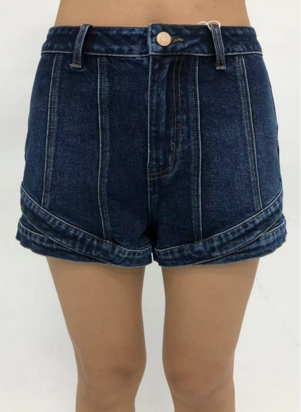MIAMI HIGH RISE DENIM SHORTS BYH6159