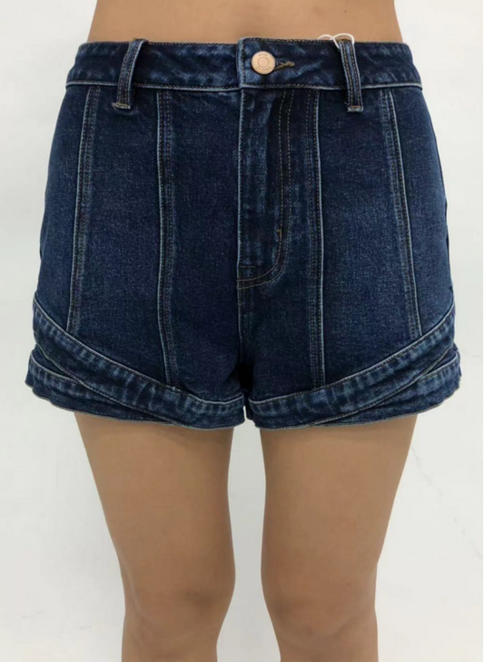 MIAMI HIGH RISE DENIM SHORTS BYH6159