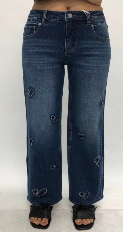 HONG KONG M-HIGH RISE STRAIGHT FULL JEANS BYT5359