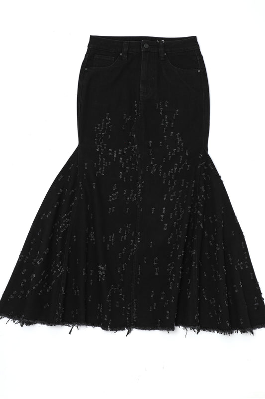 CAIUS MID RISE SKIRT BYK7086 (BYHE291) BLACK