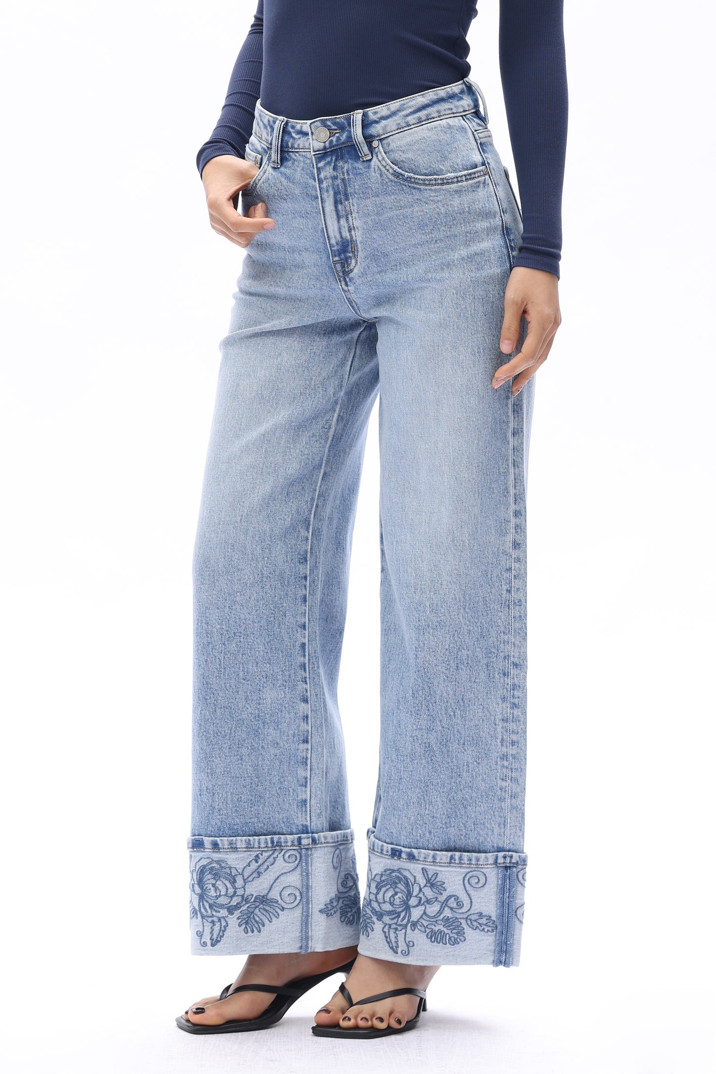 FLORA HIGH RISE WIDE LEG