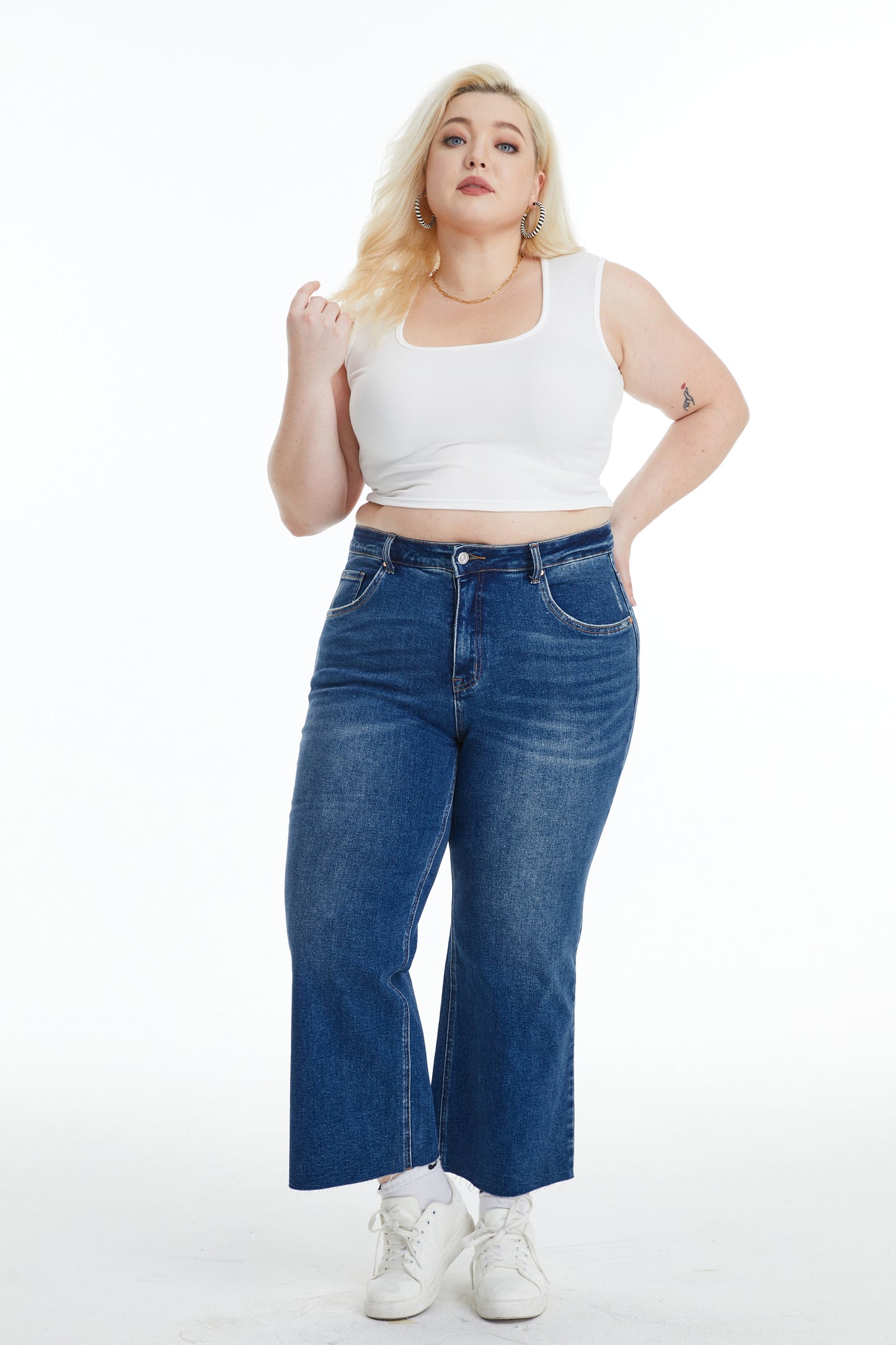PLUS HIGH RISE WIDE LEG