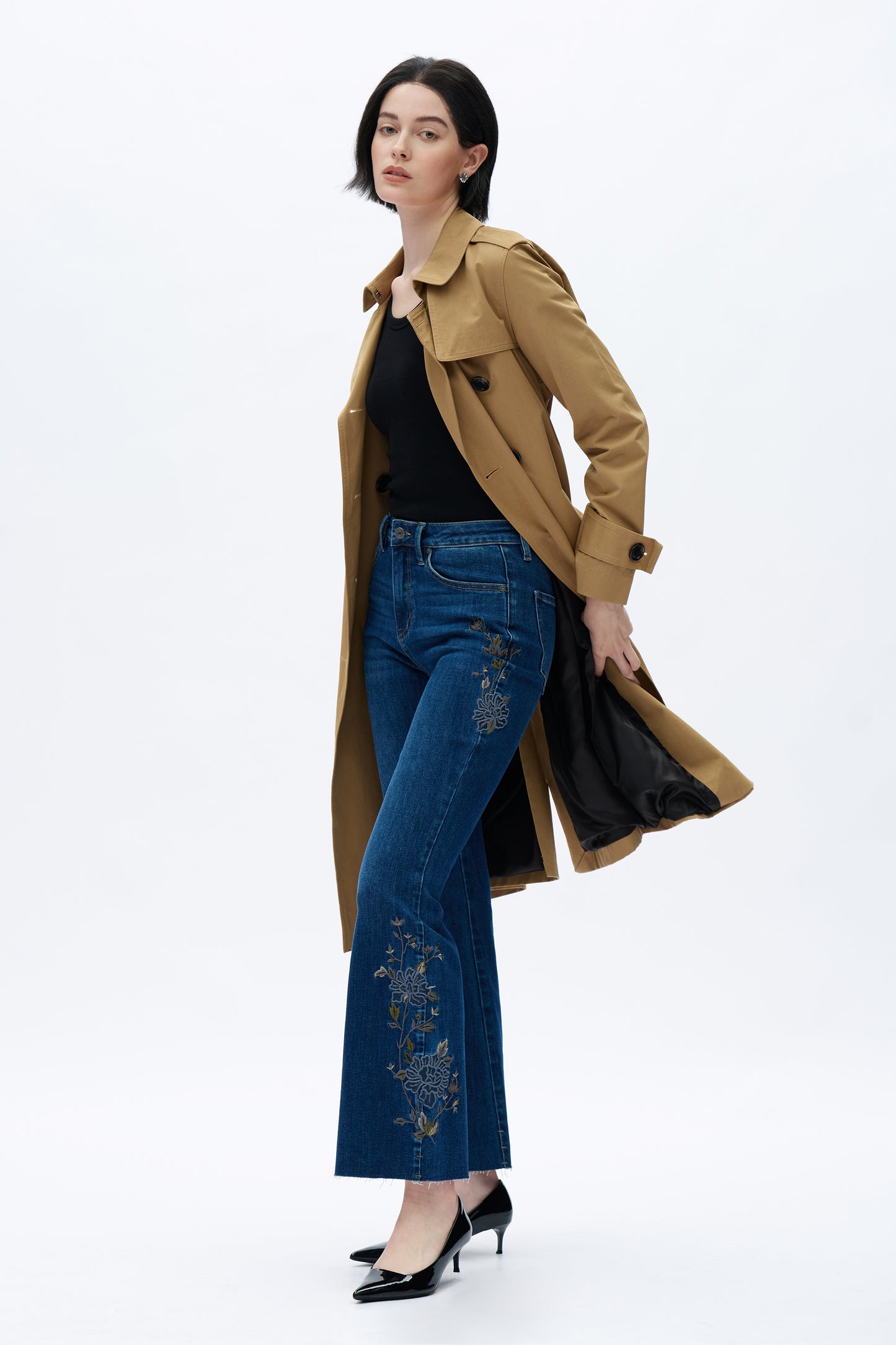 HIGH RISE FLARE LEG