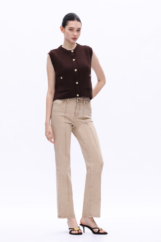 HIGH RISE STRAIGHT JEANS