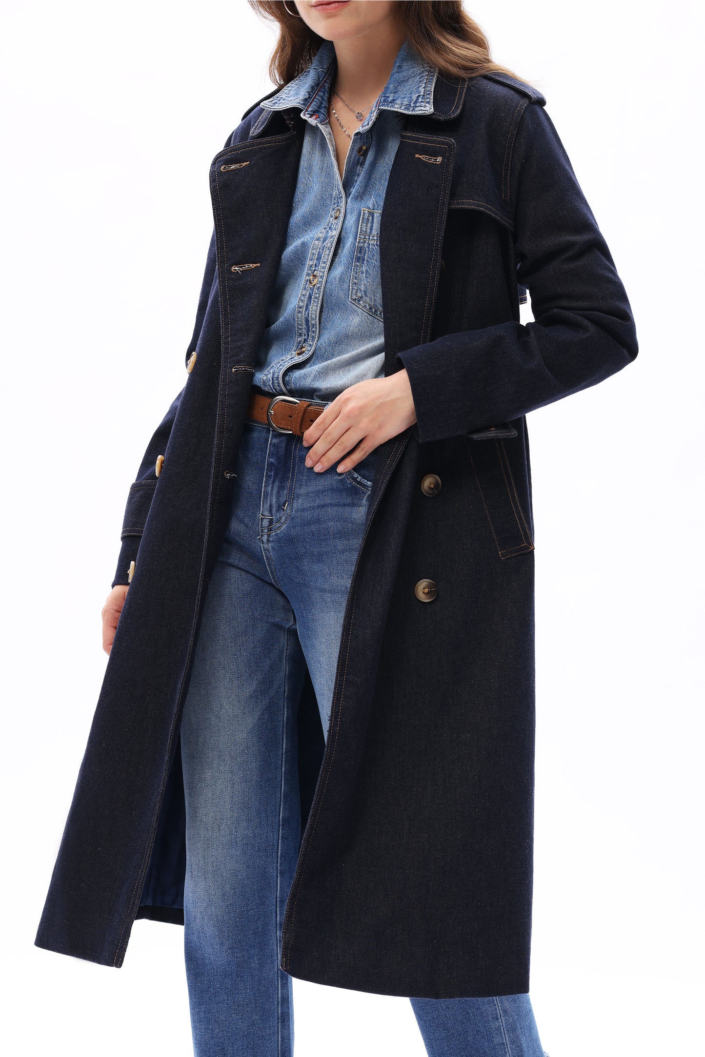 DOUBLE BREASTED TRENCH COAT