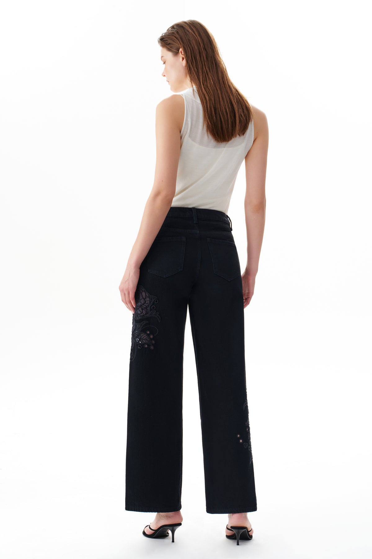FLORA LOW RISE WIDE LEG