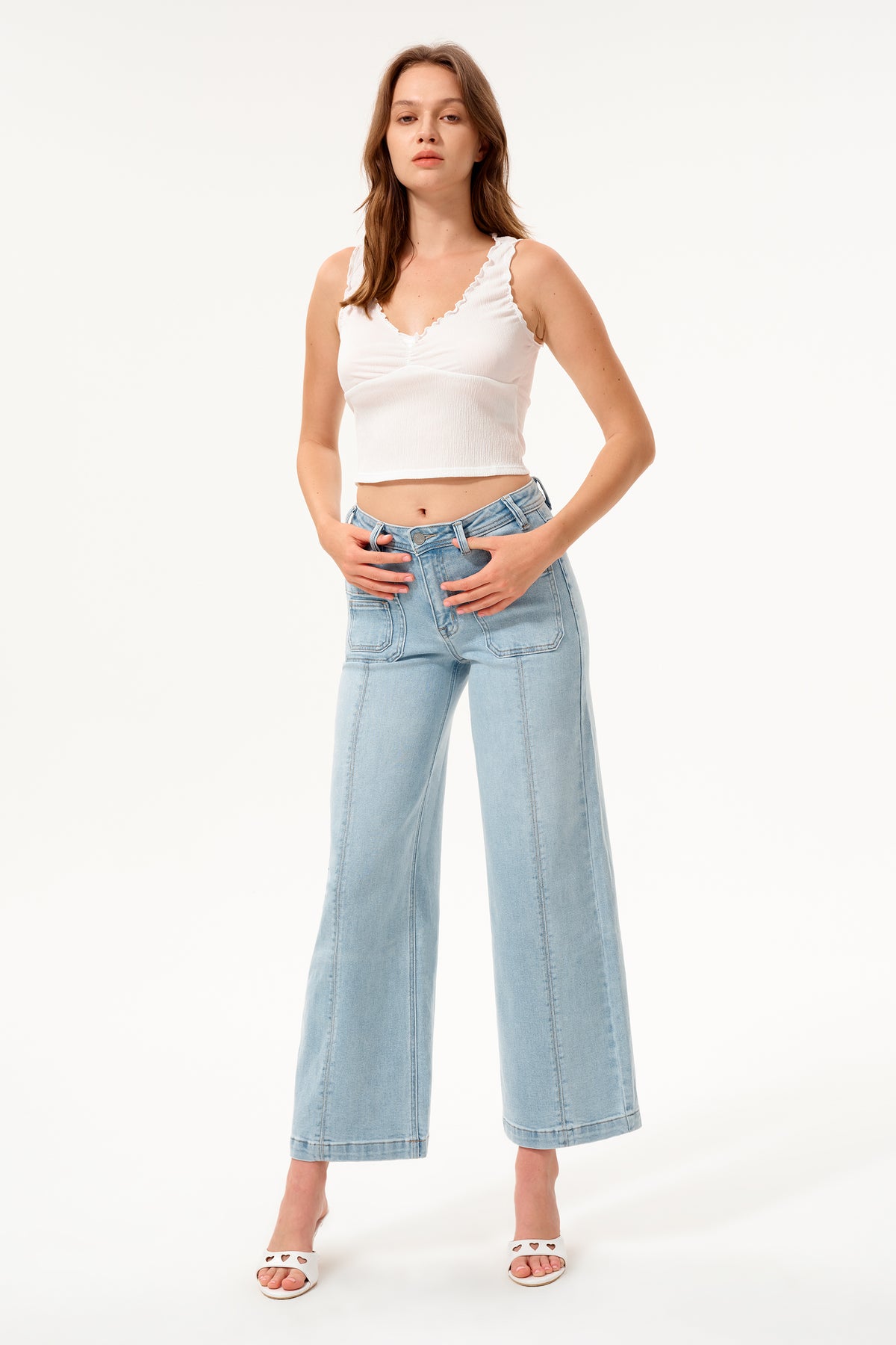 BRIAR MID RISE WIDE LEG