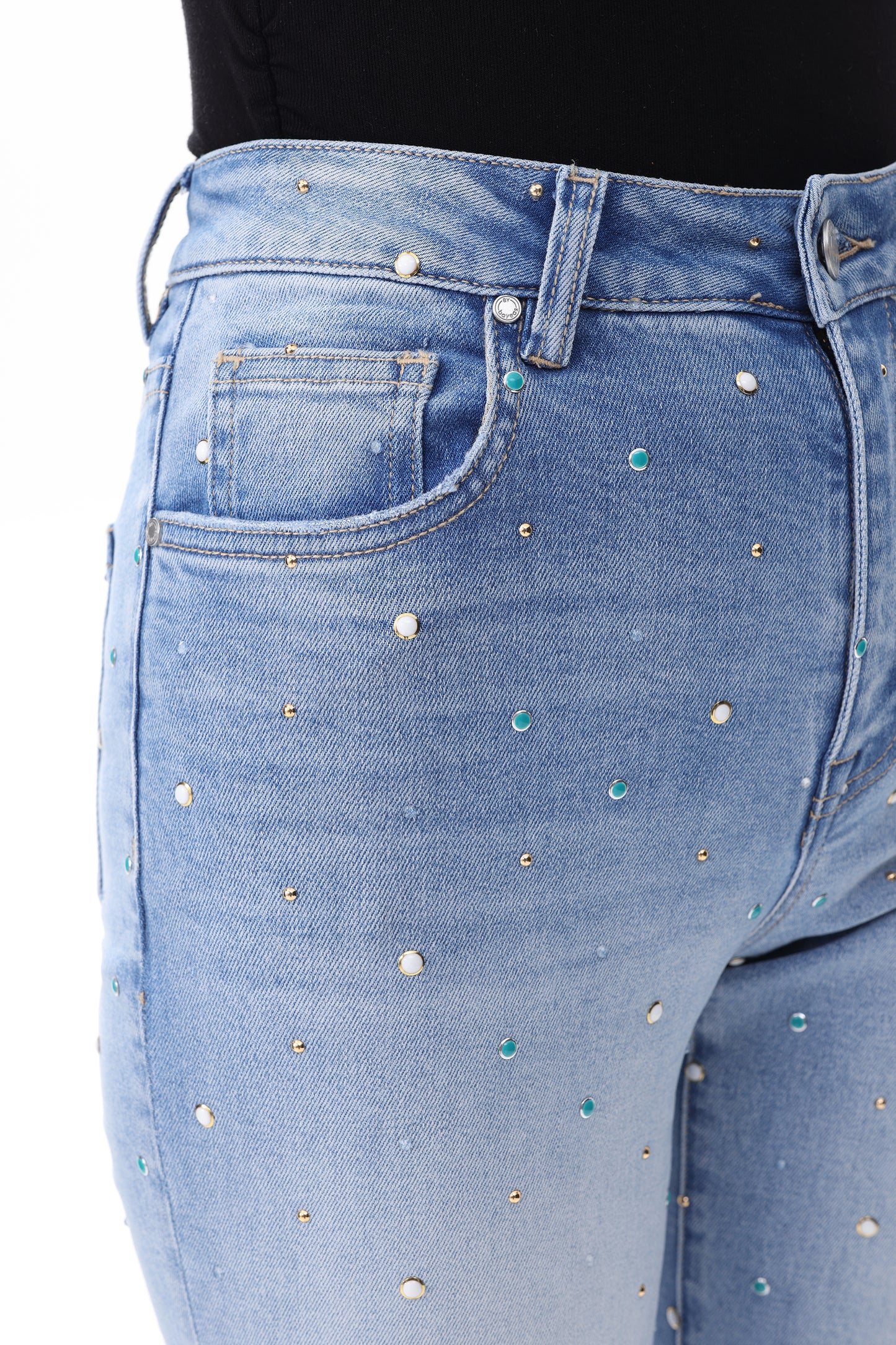 HONG KONG HIGH RISE 90'S STRAIGHT FULL JEANS BYT5357