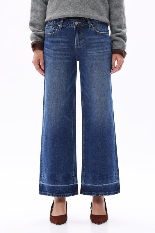 LOW RISE WIDE LEG ANKLE