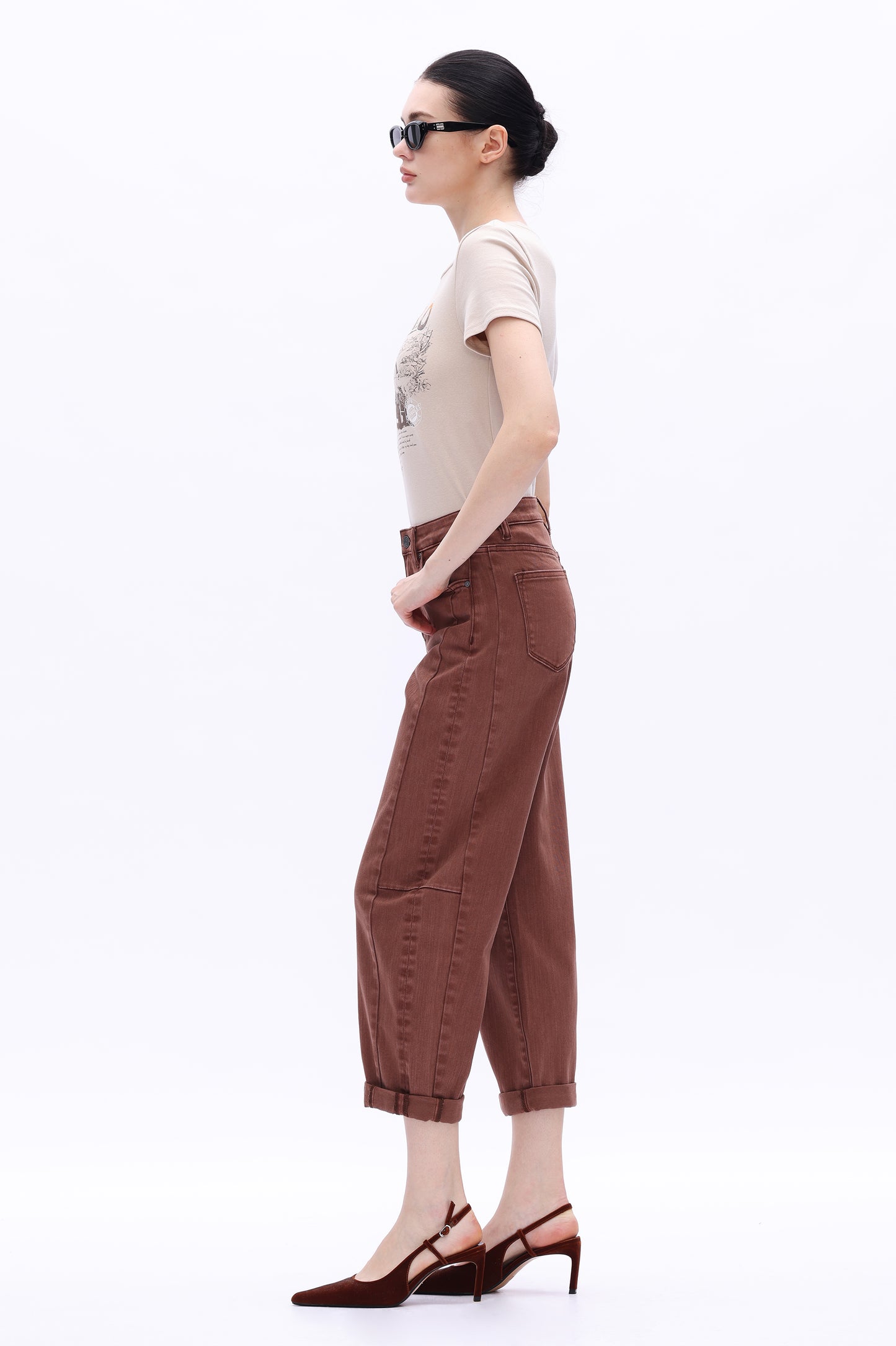 HIGH RISE BARREL ROLLED